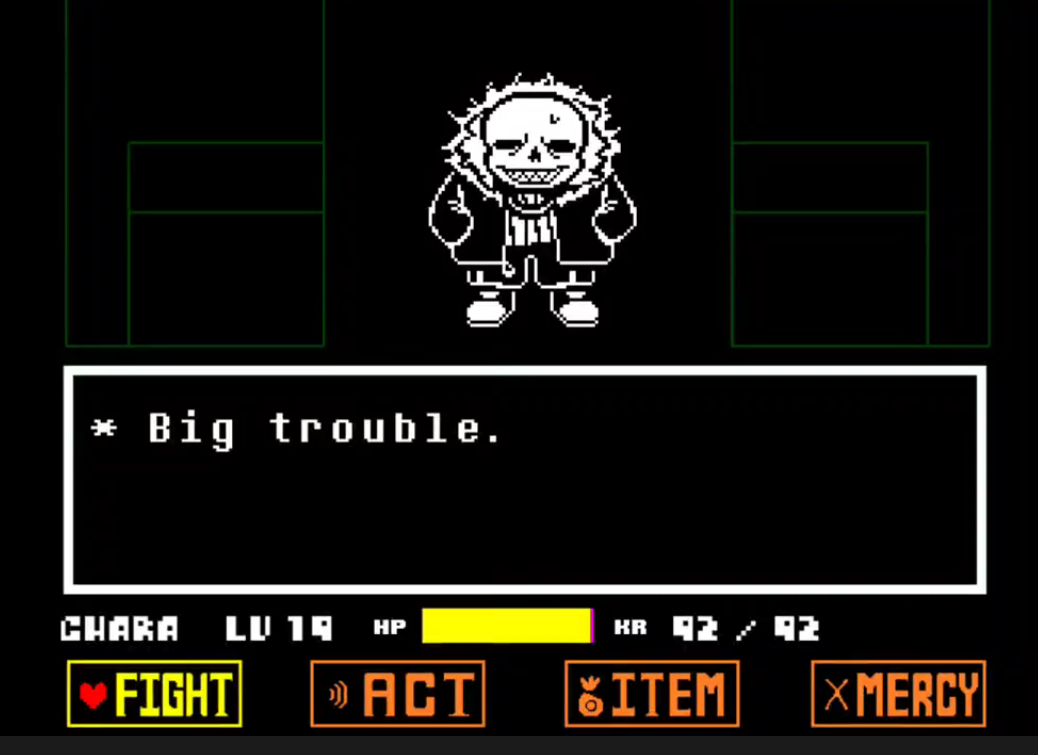 【传说之下】fell.
